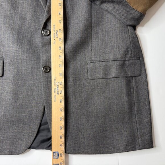 Ralph Lauren Men’s Blazer 44R Gray Wool Cashmere Sport Coat Jacket 2-Button RRL - Picture 12 of 13